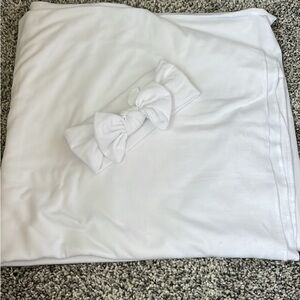 2 Newborn Girl Copper Pearl Announcement Outfits
